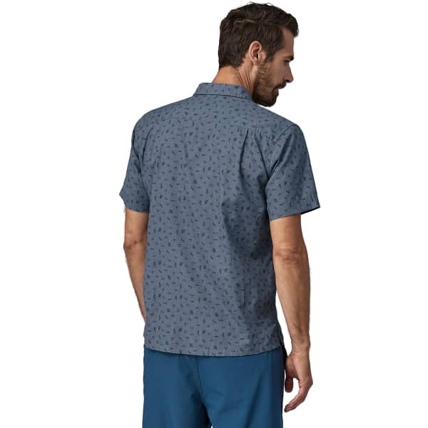 Chemise PATAGONIA M'S BACK STEP SHIRT TINY ISLANDS: UTILITY BLUE