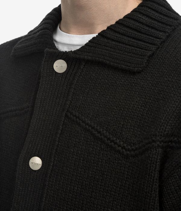 Carhartt WIP Santa Fe Strickjacke (gauge black)