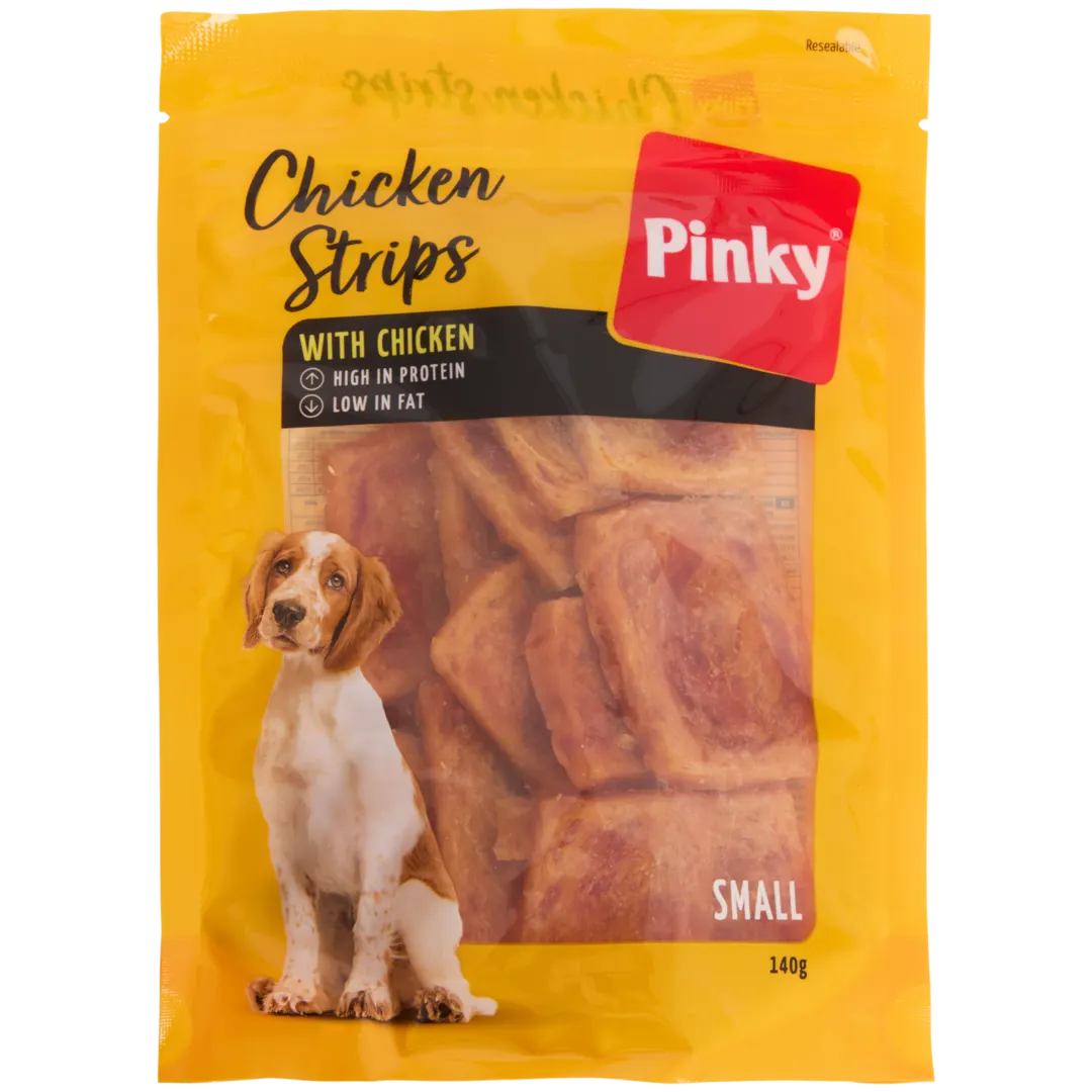 Bâtonnets à mâcher Pinky Chicken Strips
