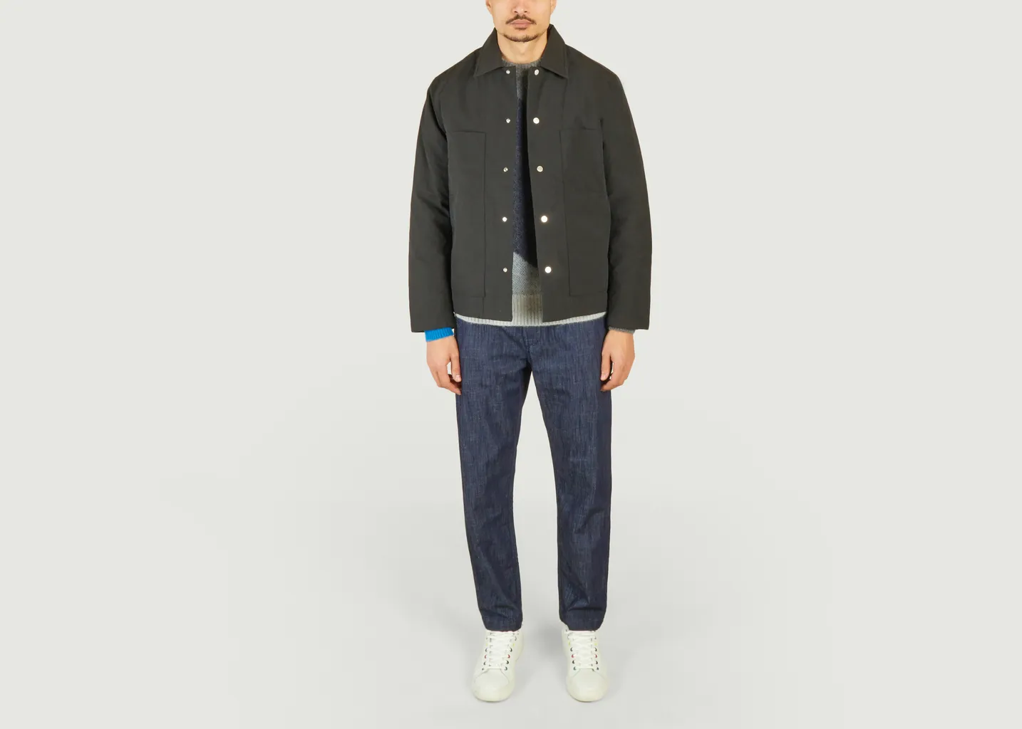 Veste en Nylon Ciré Pelle Norse Projects