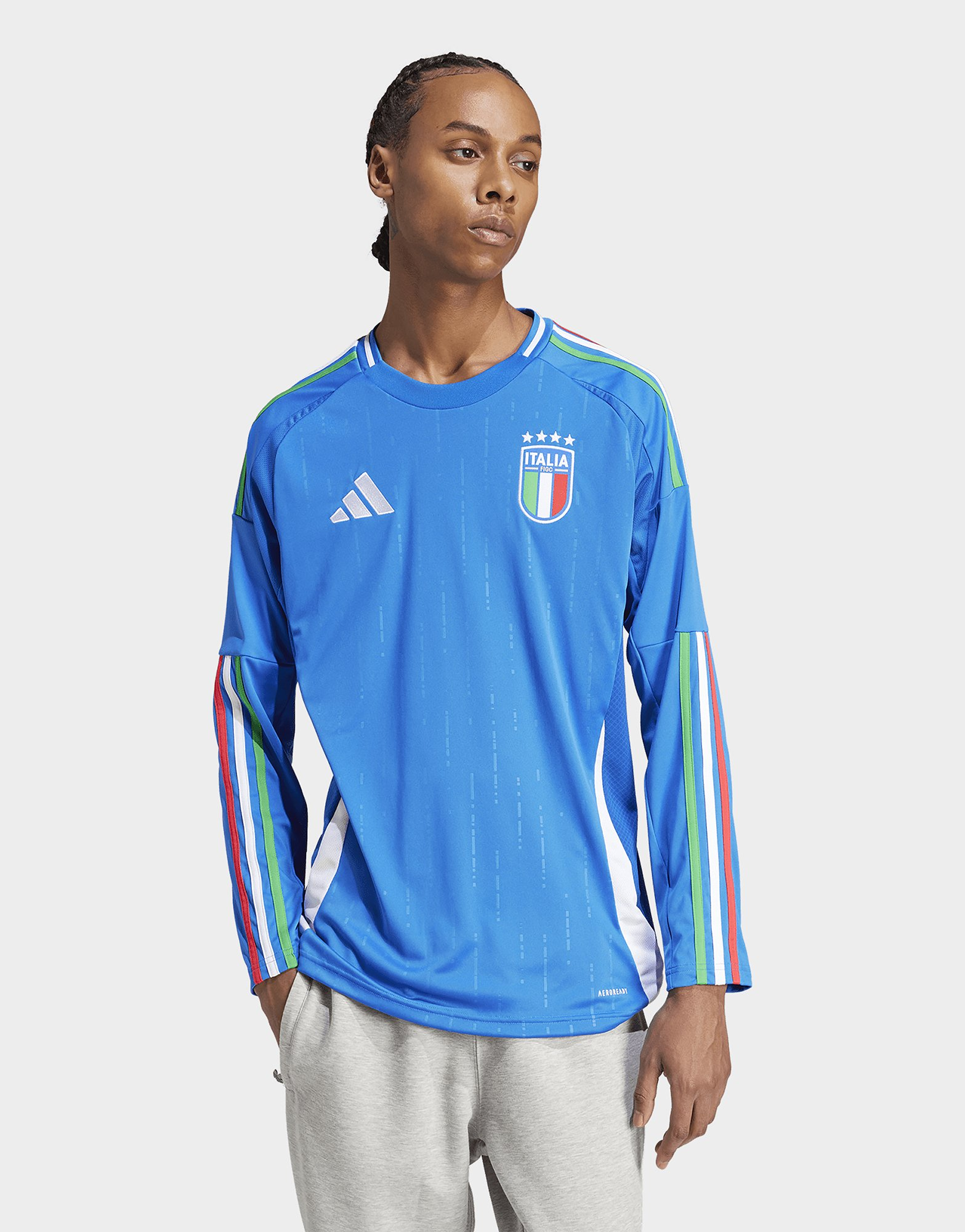 adidas Maillot manches longues Domicile Italie 24