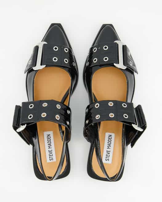 Steve Madden Grand Ave Ballerinas in Schwarz
