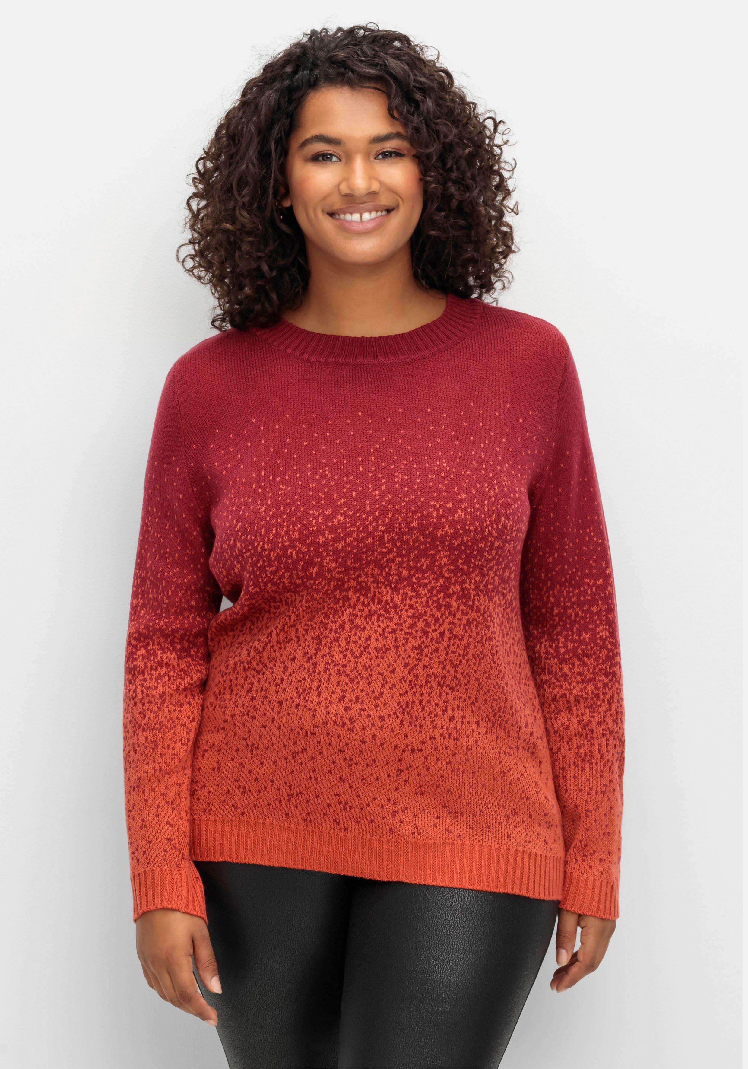 Pullover im Jacquardstrick, mit Farbverlauf