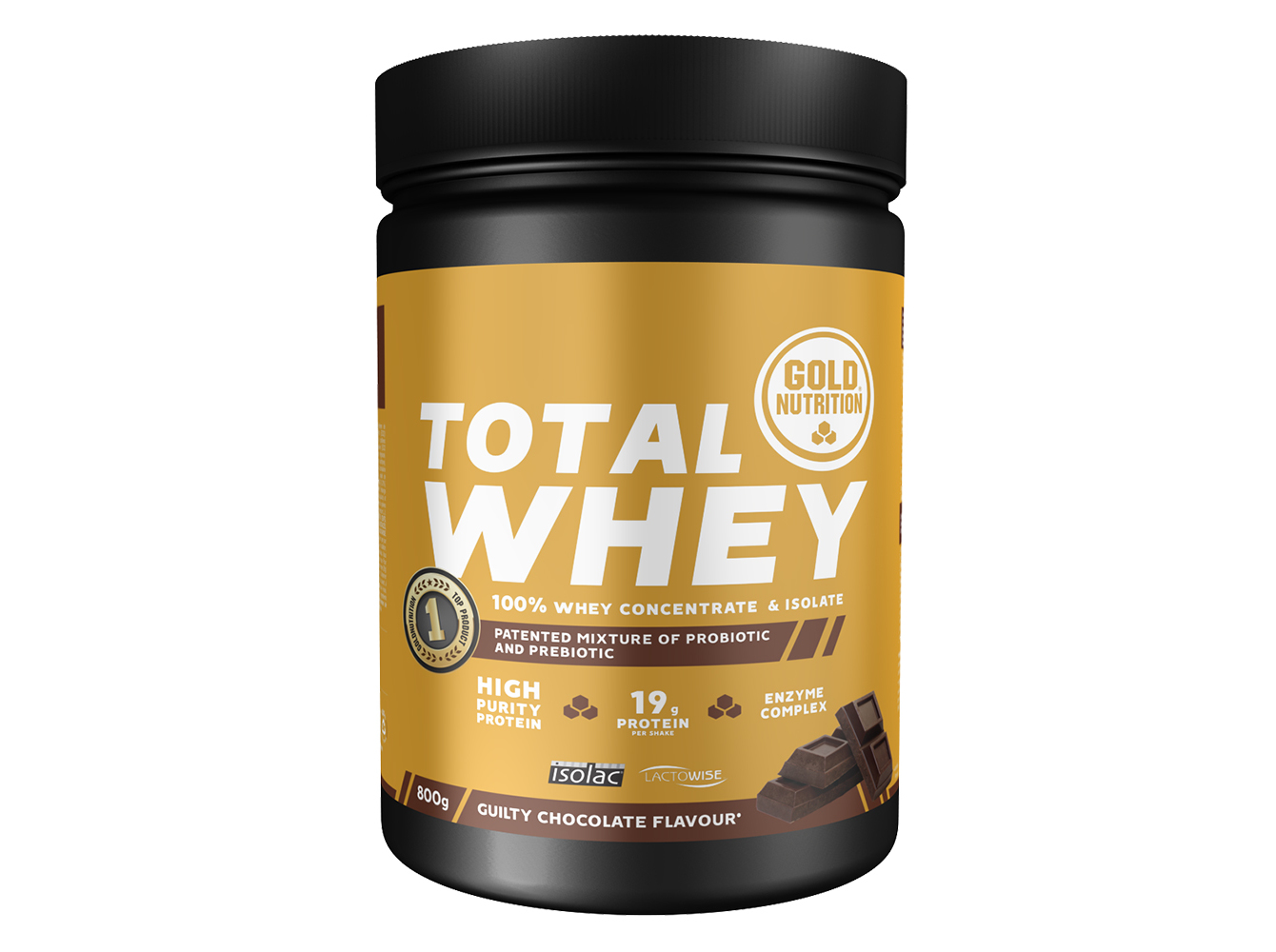 TOTAL WHEY GOLDNUTRITION CHOCOLATE 800 G