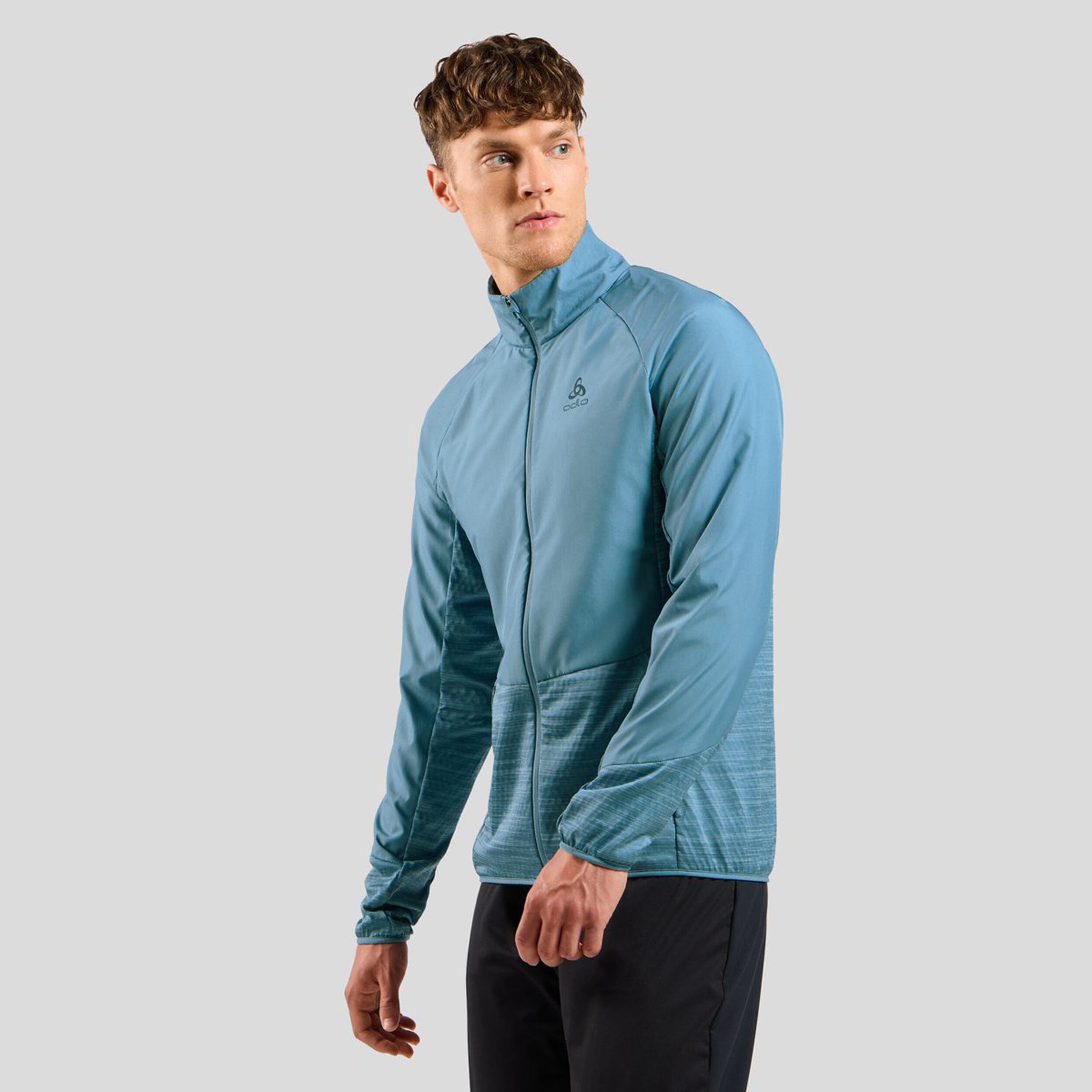 Odlo Essential Insulator Hybrid Veste Running Hommes - Bleu