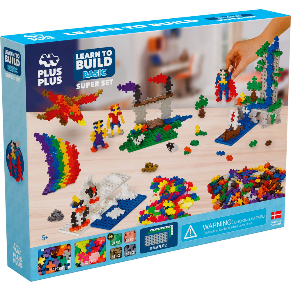 Køb Plus-Plus Basic Learn To Build Super Sæt
