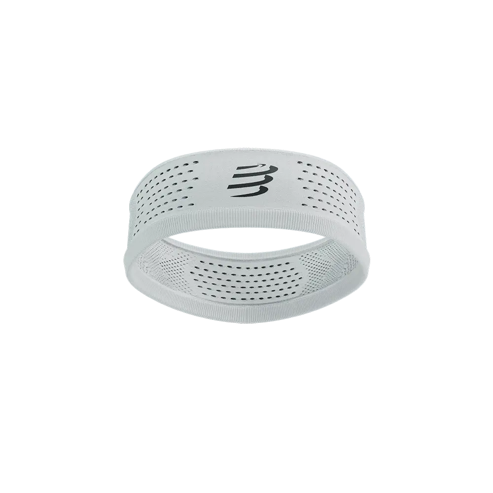 Compressport Thin Headband On/Off Wit/Zwart