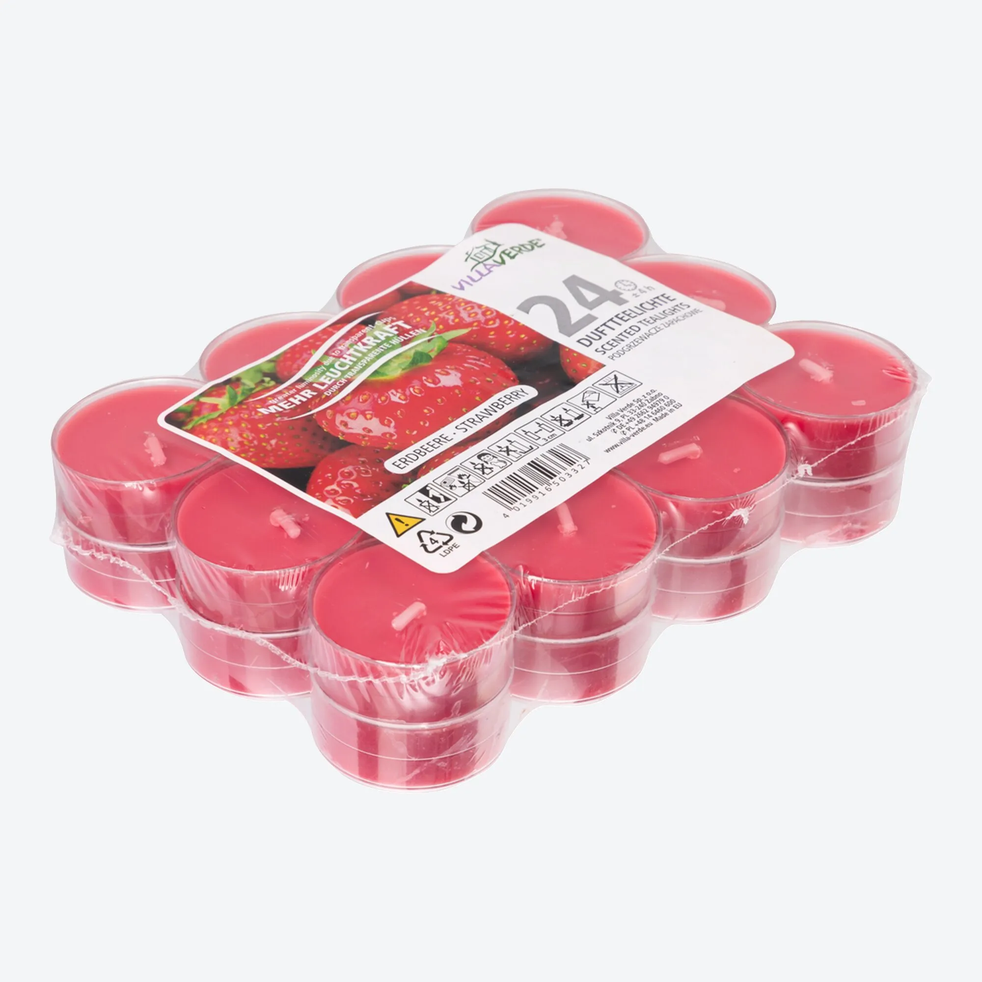 Villa Verde Duft-Teelichter, 24er-Pack