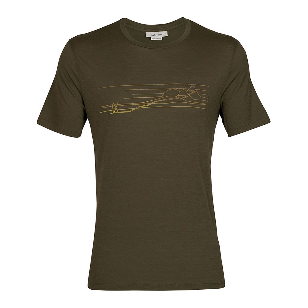 Icebreaker TECH LITE II - Tee-shirt Homme loden