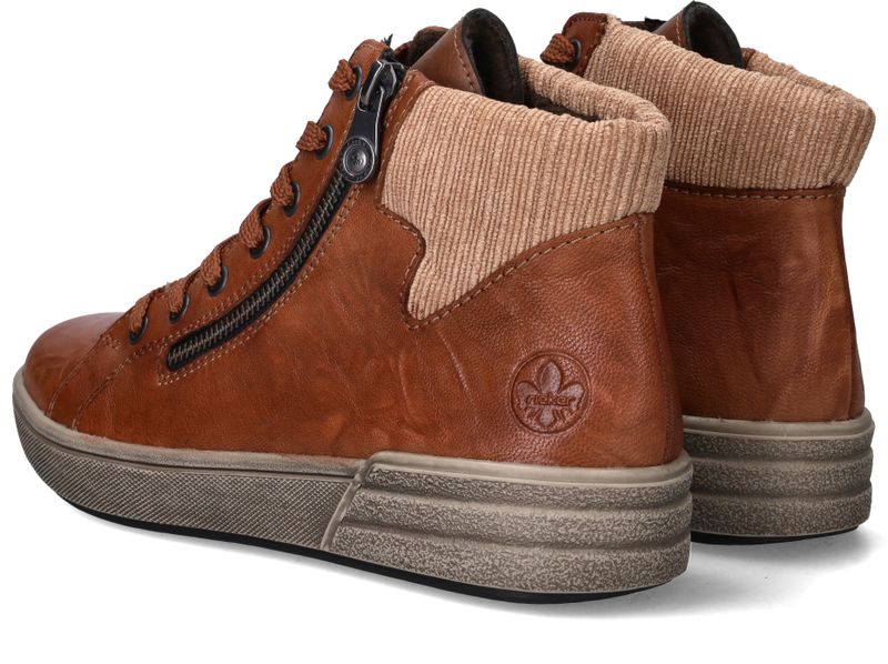 Rieker Veterboots Bruin Dames