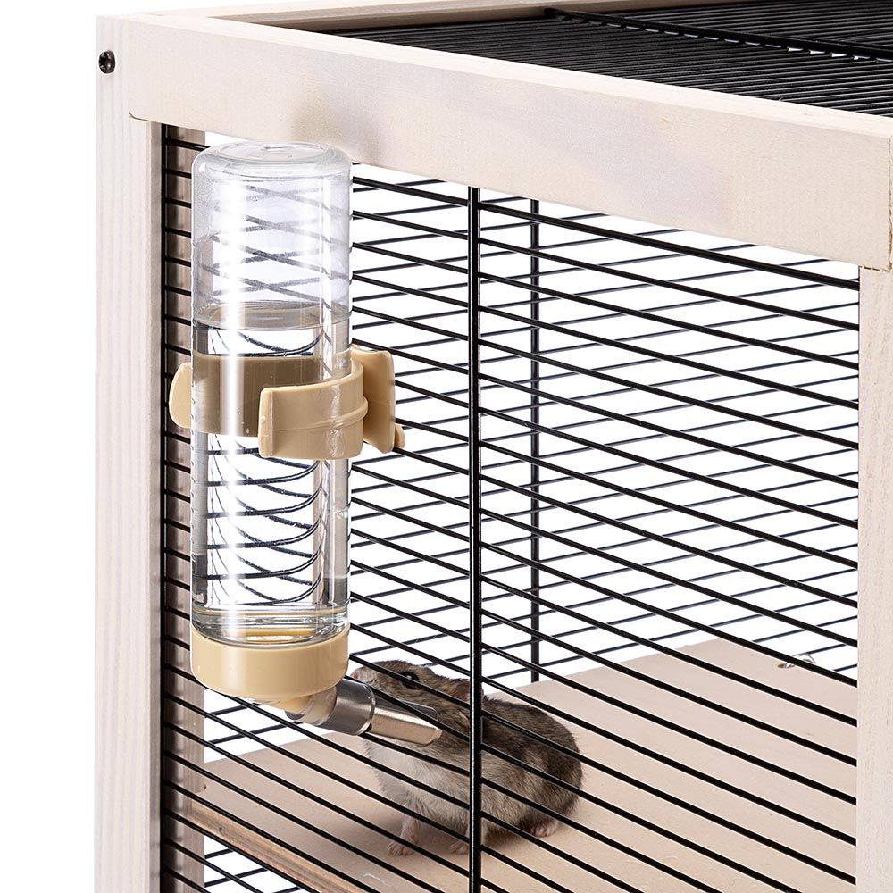 Ferplast cage en bois fsc pour hamsters hamsterville, souris et petits rongeurs, structure sur plusieurs niveaux, accessoires