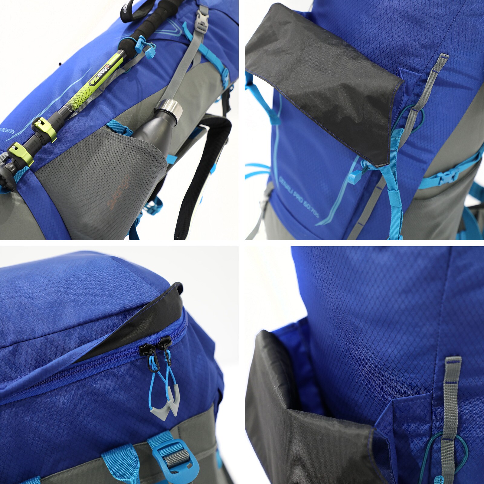 VANGO Trekkingrucksack Denali Pro S 60:70 L Outdoor Wander Rucksack Regenschutz Farbe: black