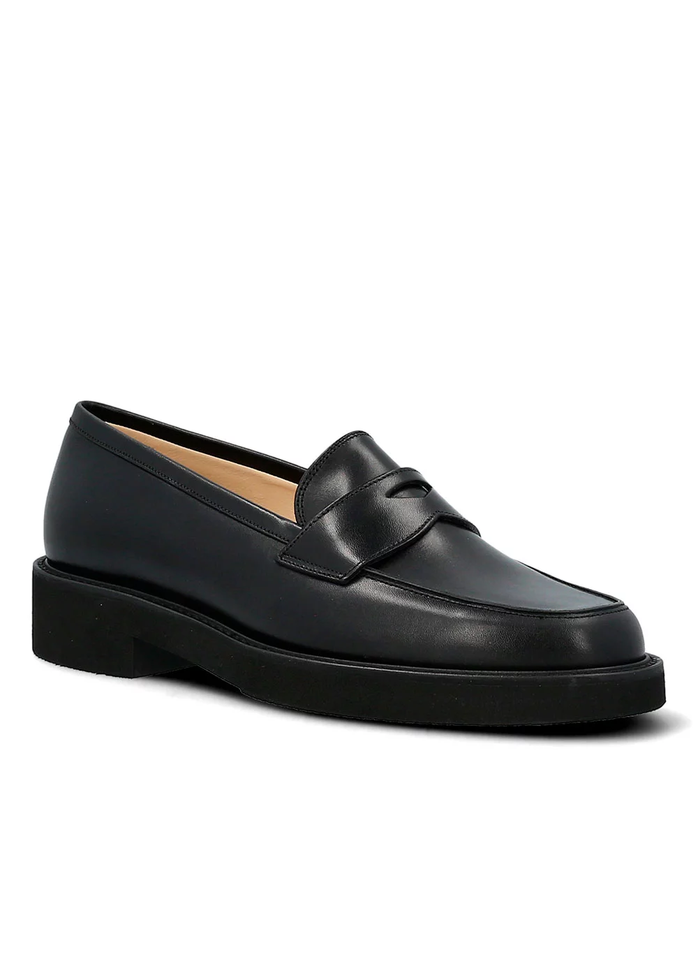 MOCASSIN BARI CUIR NOIR