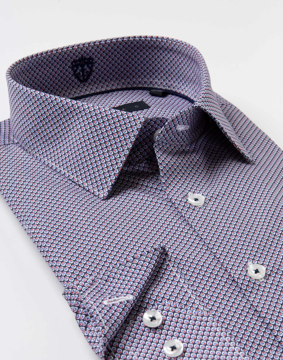 Chemise Motifs Géométriques