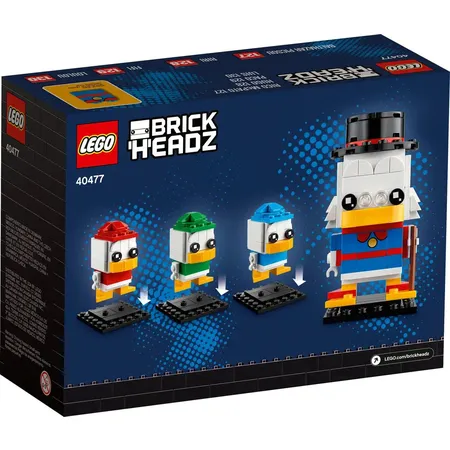 LEGO® BrickHeadz™ 40477 Dagobert Duck, Tick, Trick & Track