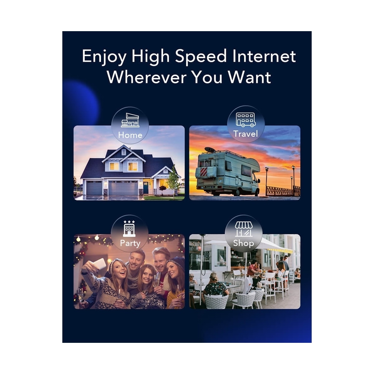 CUDY 4G Router LT12 Cat 12 AC1200 Gigabit Dual-SIM