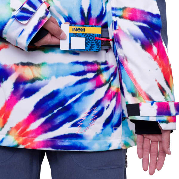 Veste de ski 686 WMNS UPTON INSULATED ANORAK GRATEFUL DEAD WHITE TIE DYE