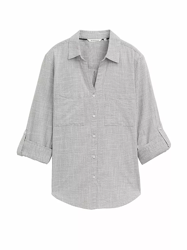 TOM TAILOR Bluse grau