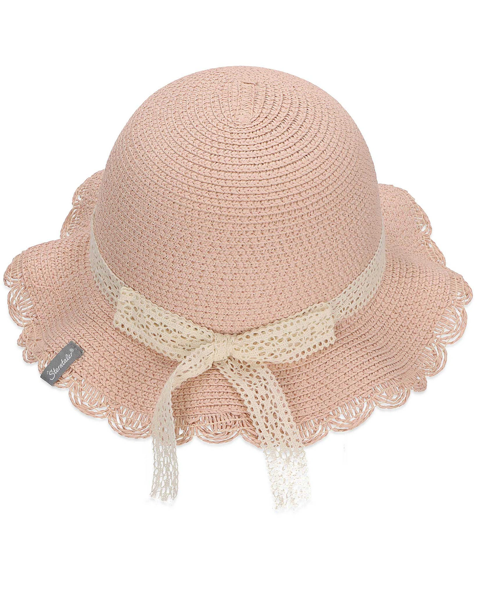 Strohhut LITTLE MISS in zartrosa