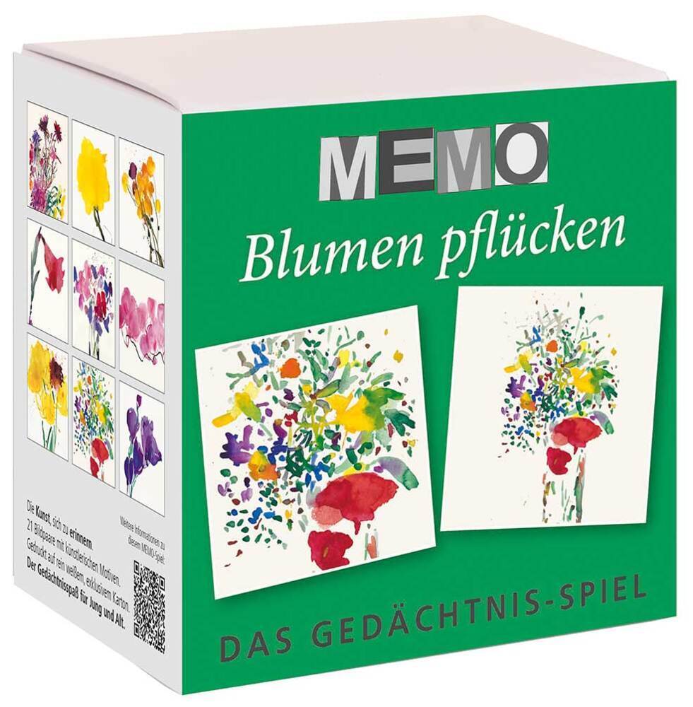Memo-Spiel - Blumen pflücken