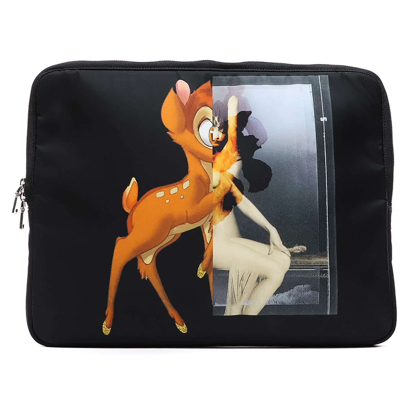 Givenchy Pochette ordinateur Tissu noire - Neuf sans étiquette - L.40 cm