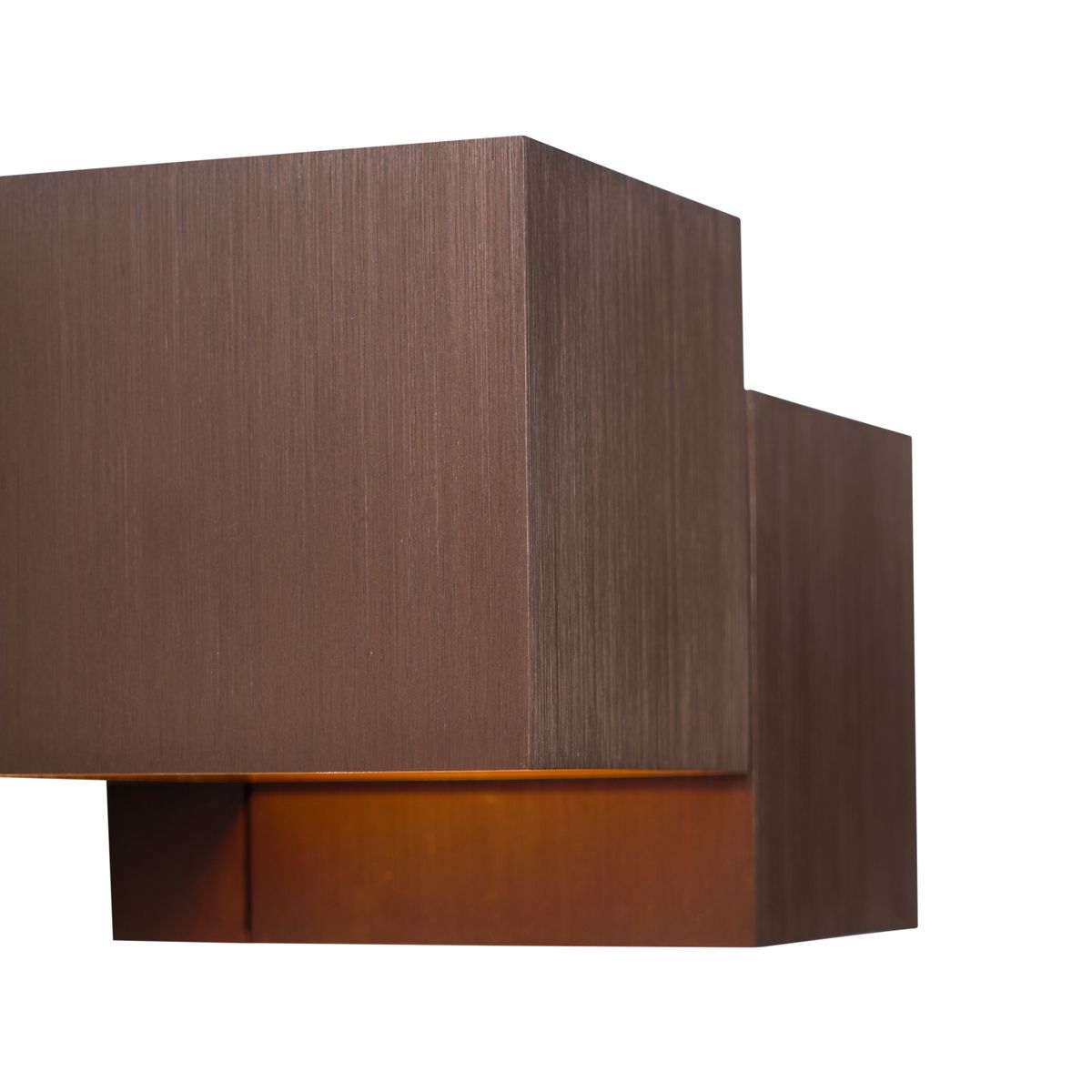 Moderne wandlamp donker brons 2-lichts - Transfer Double