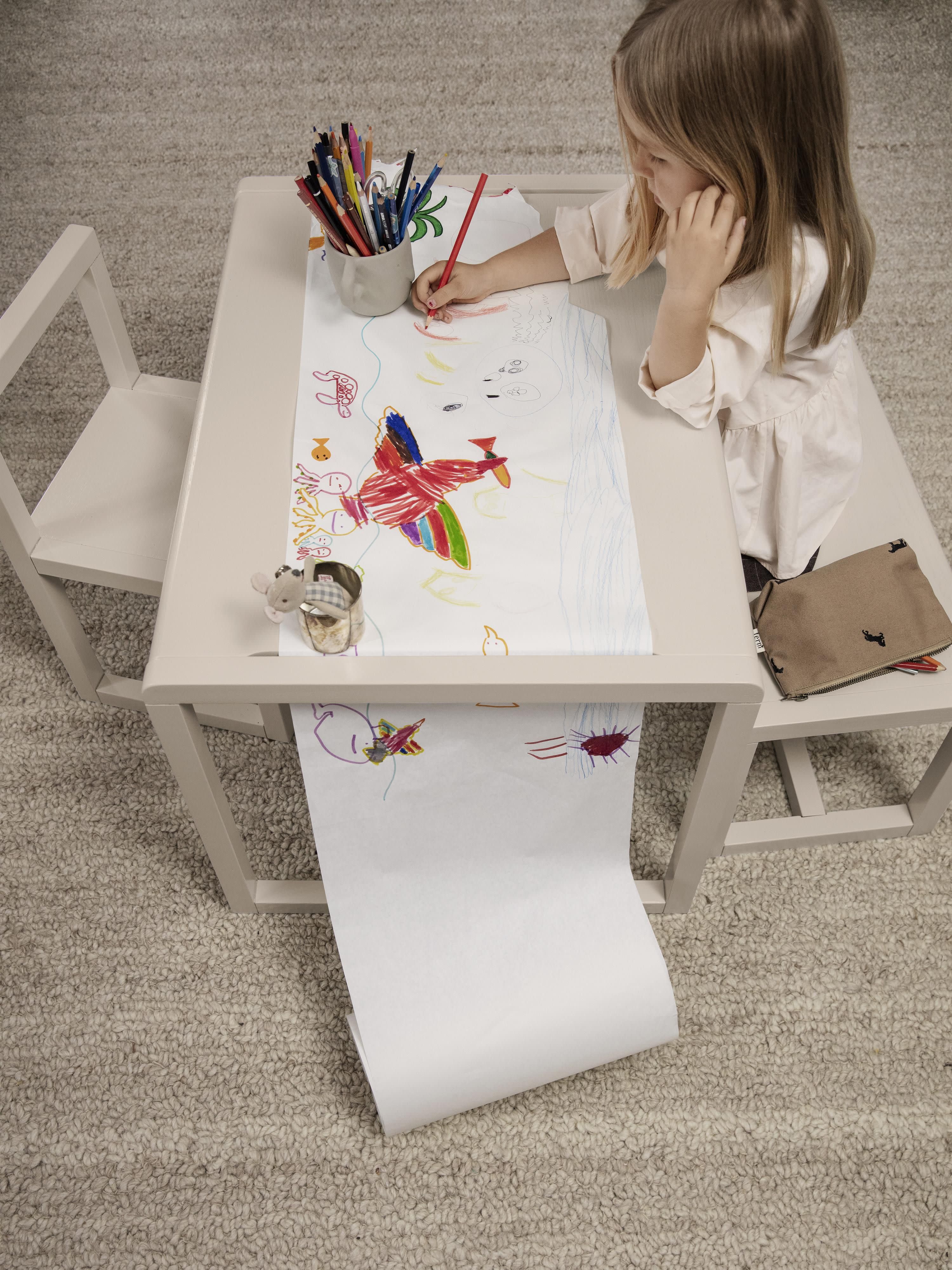 Houten kinderbankje Little Architect