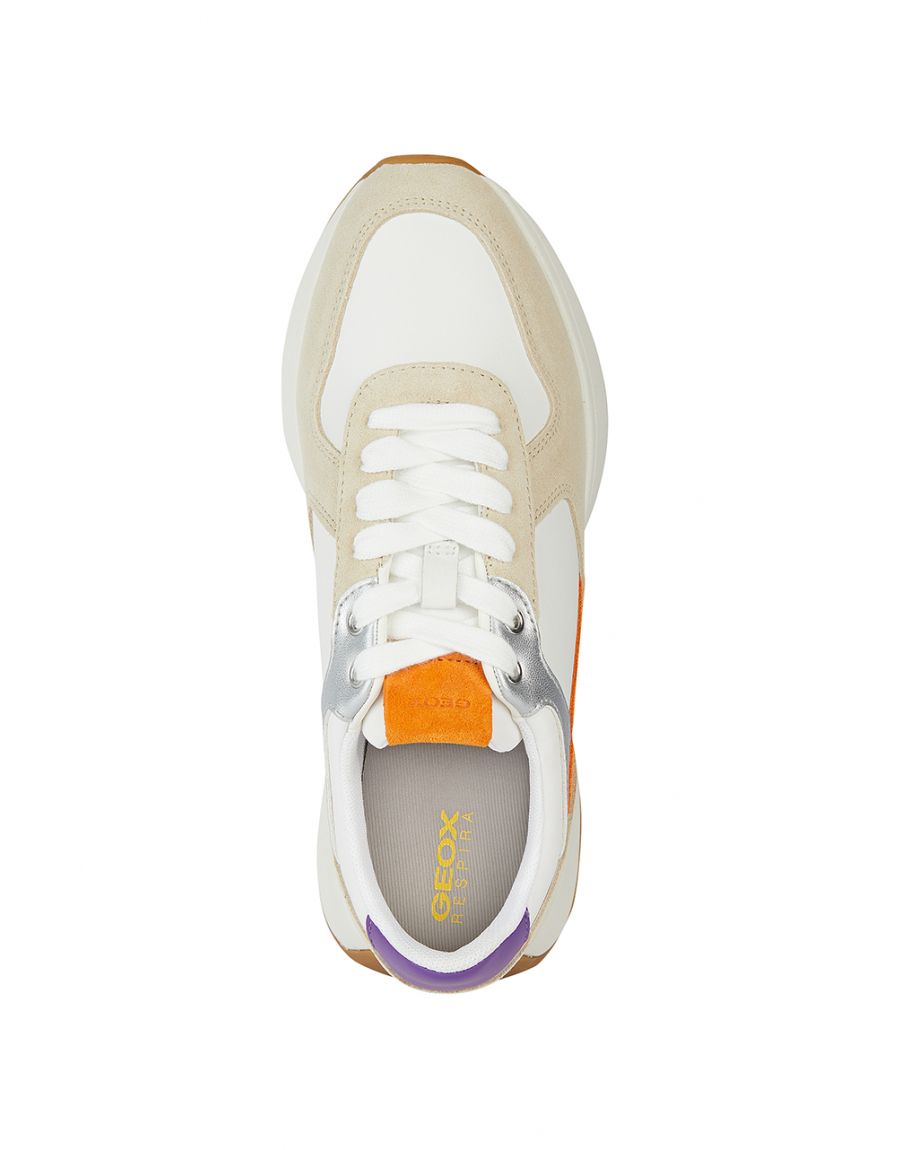 Baskets cuir blanc