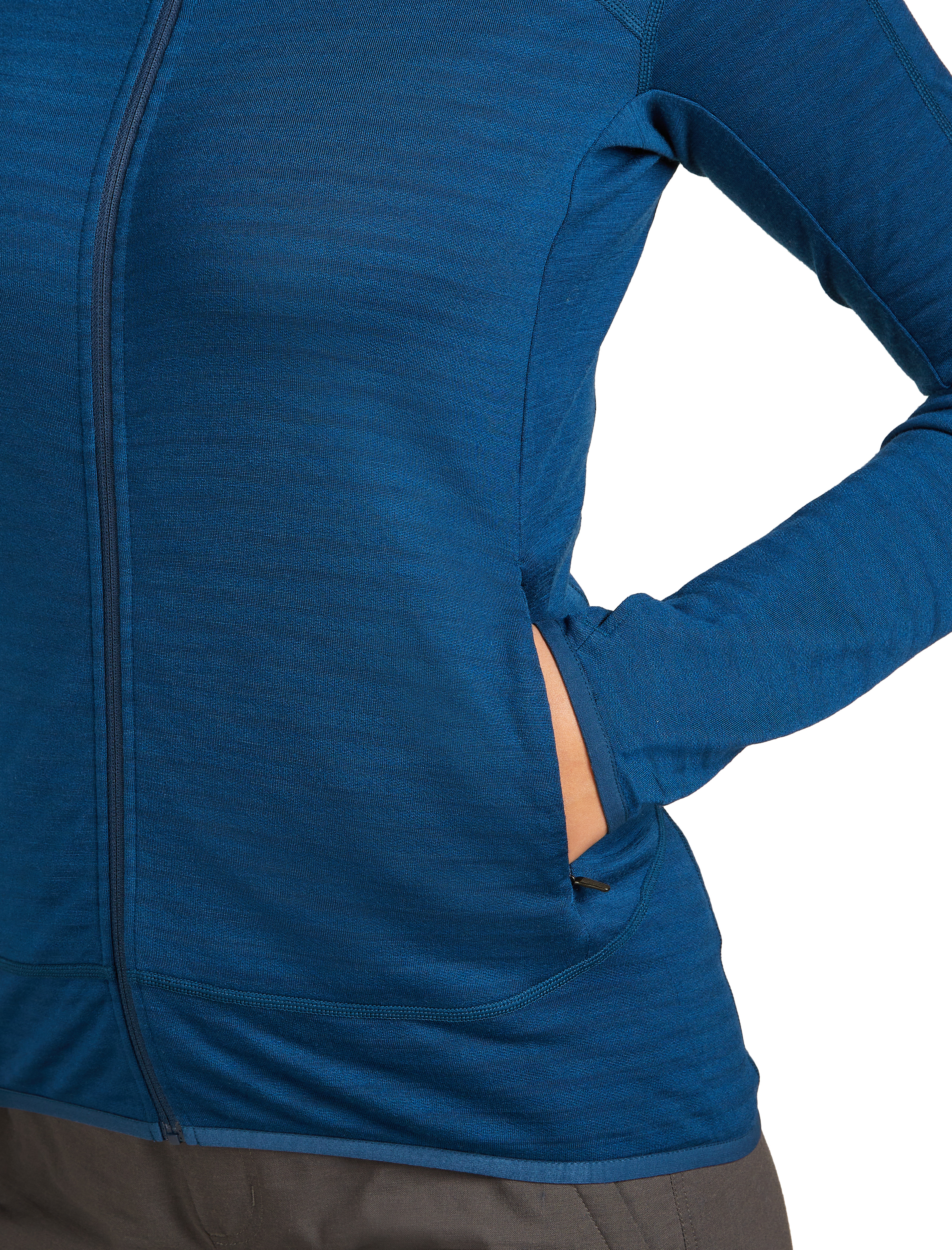 W Merino Blend 300 RealFleece Descender LS Zip