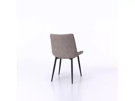 Set de 4 Chaises NOEMI taupe melange