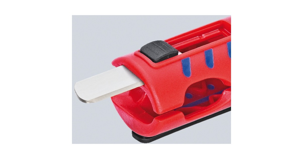KNIPEXUniversele kabelstripper 1685125SB kabelstrip-/ontmantelingsgereedschap  (Rood/blauw)