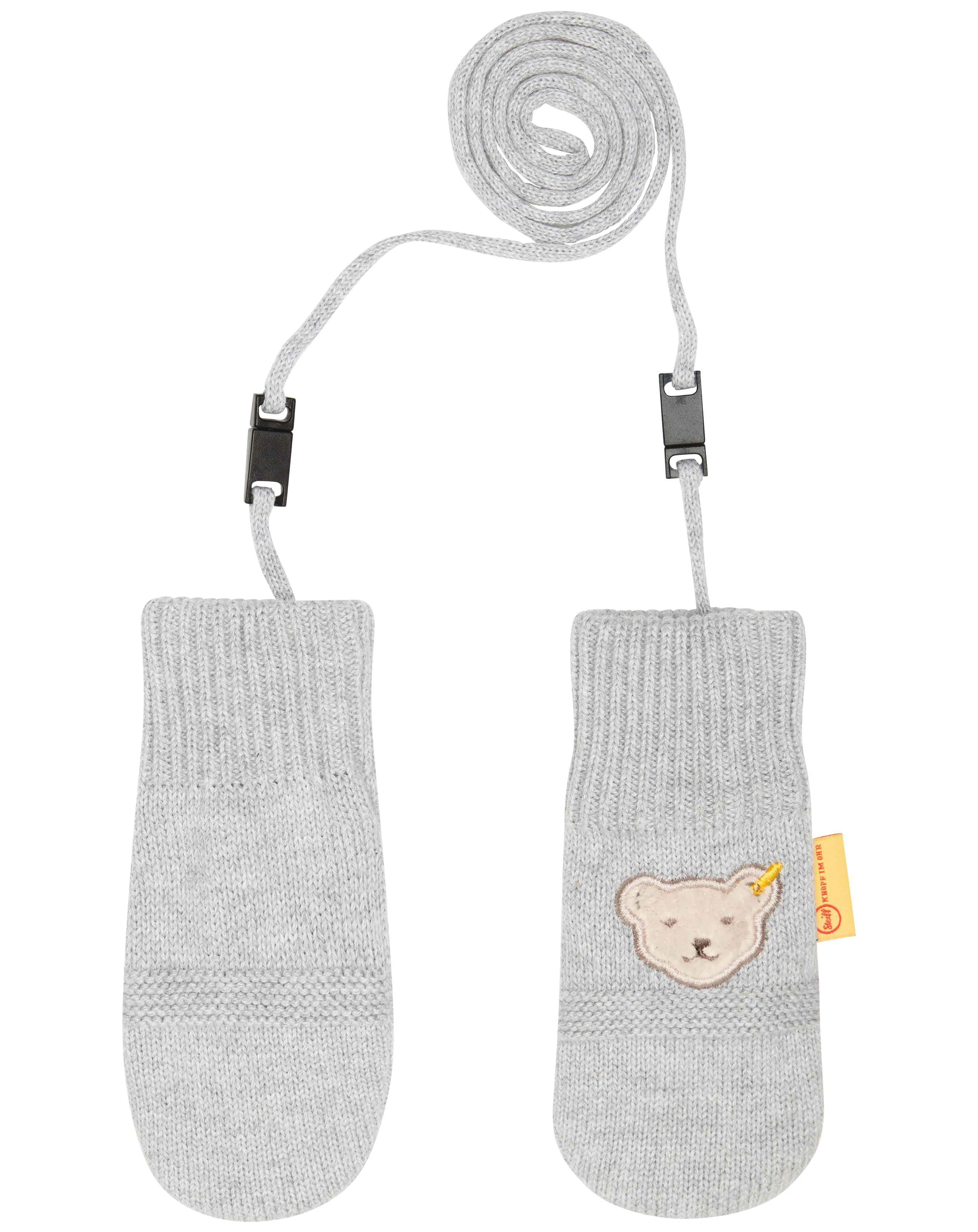 Fäustlinge BABY CLASSIC gefüttert in soft grey melange