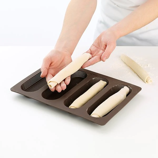 Plaque perforée 4 baguettes en silicone Lékué