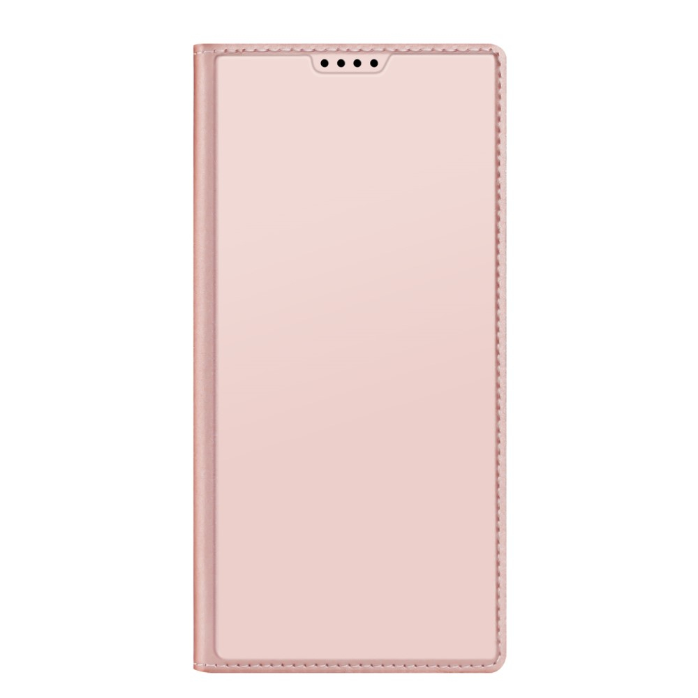 Samsung Galaxy S23 Ultra 5G Flip Wallet Cover Leder Tasche - Roségold