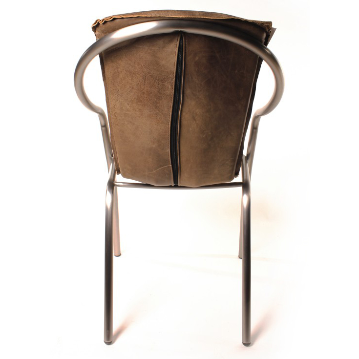 Lederstuhl 'Caloveto', T 61 cm, B 60 cm, H 88 cm von fischer's lagerhaus