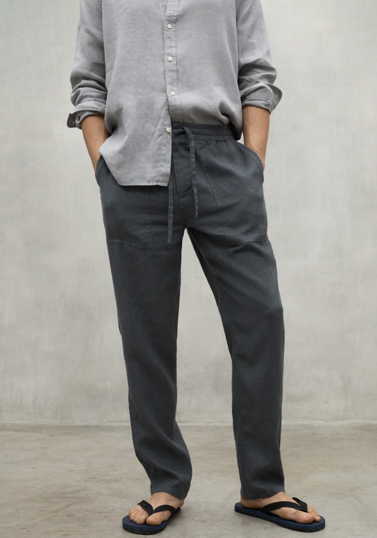 Ecoalf Leinenhose Ethic Linen Pants Iron