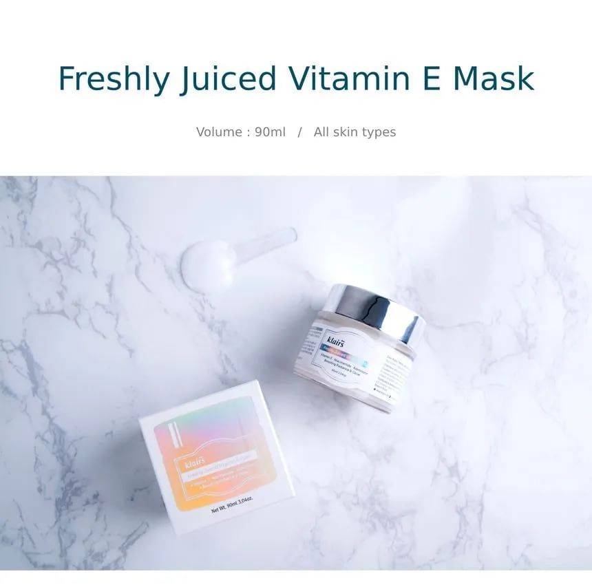 Beste Klairs - Vers geperst vitamine E-masker