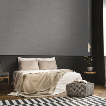 Vliesbehang 108609 Heritage texture charcoal