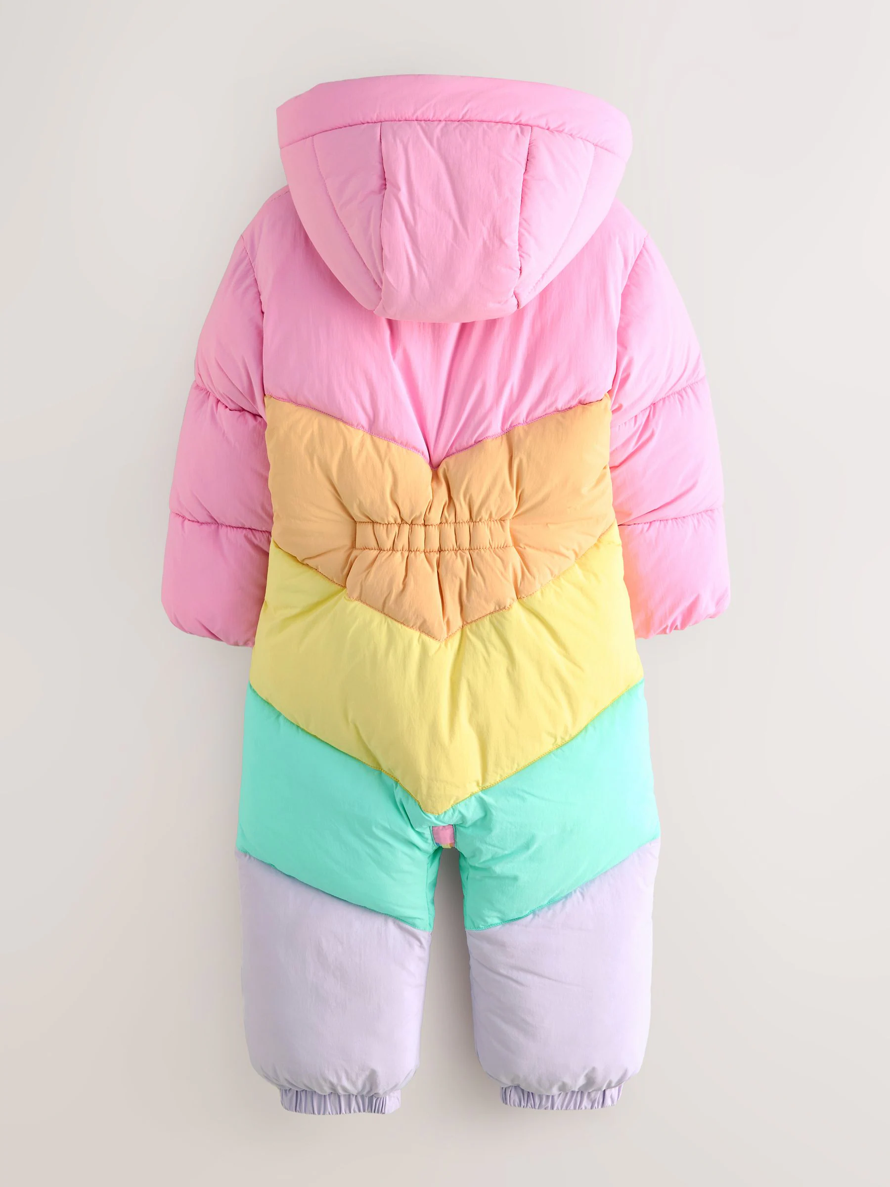 Little Bird by Jools Oliver regenbestendig sneeuwpak met pastelkleurige regenboogvlakken