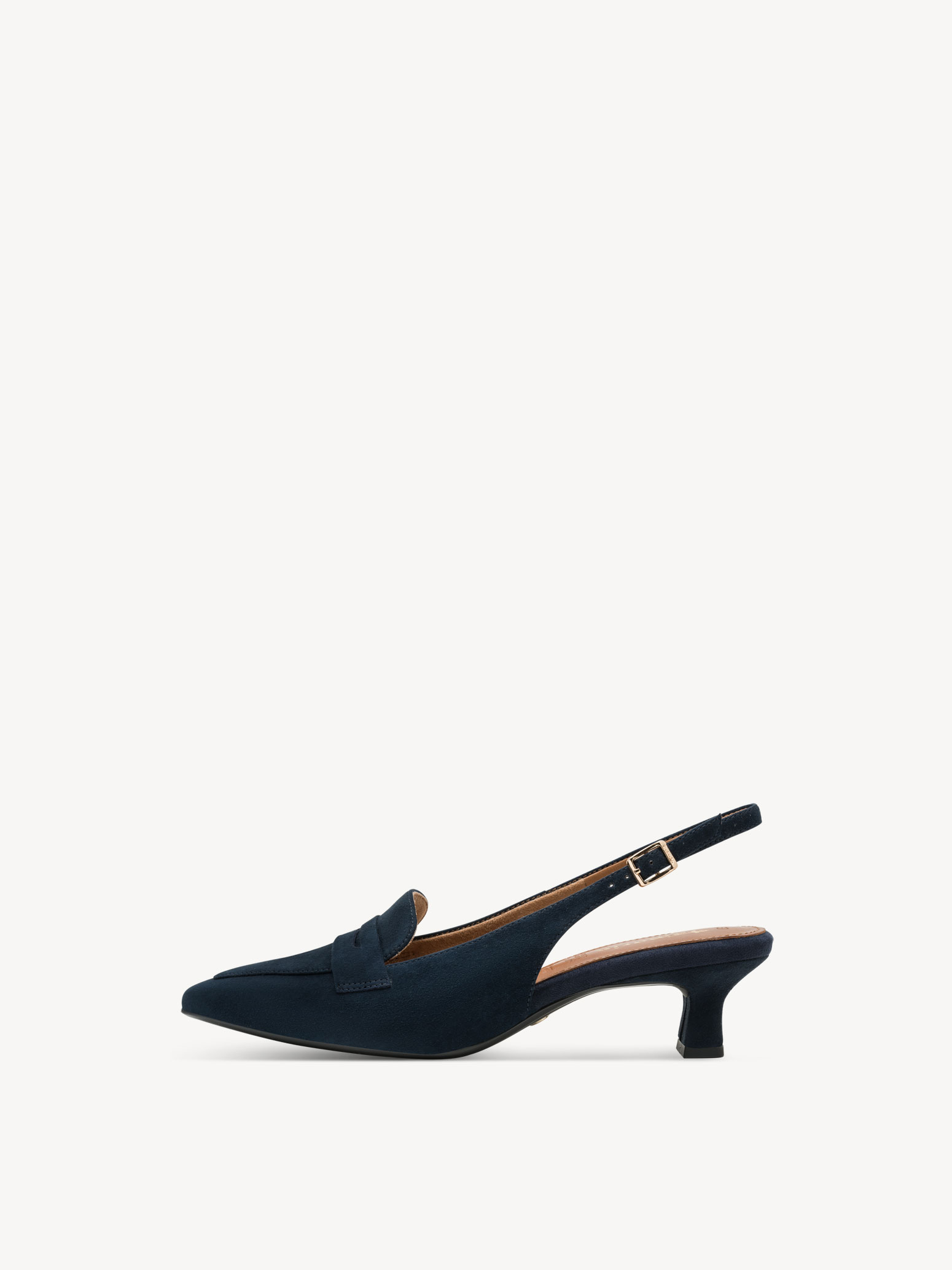 Leren Slingpumps - blauw
