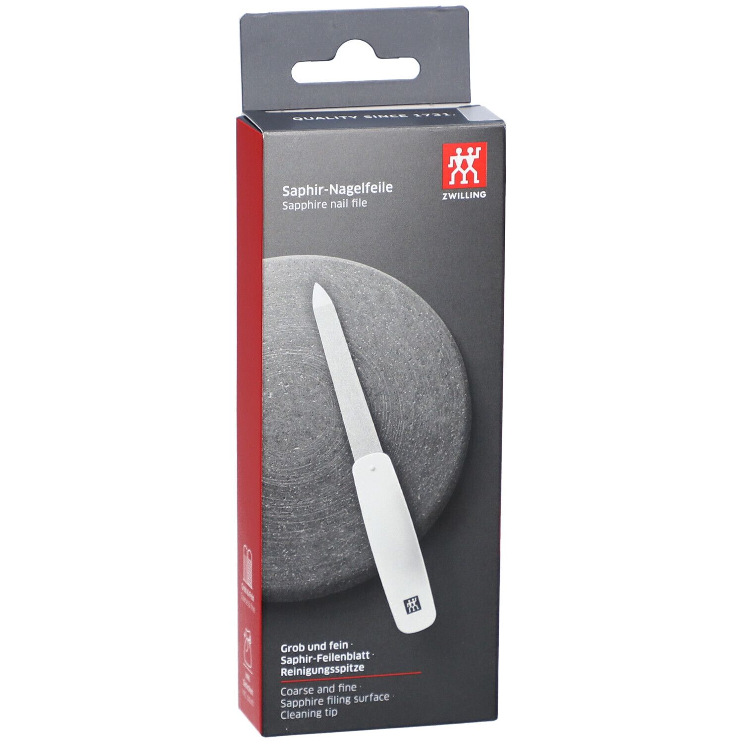 ZWILLING® Saphir-Nagelfeile 13 cm ergonomisch