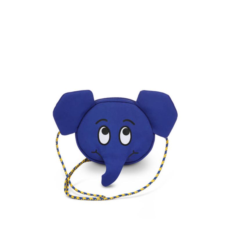 Porte monnaie enfant 12 cm Eléphant Bleu