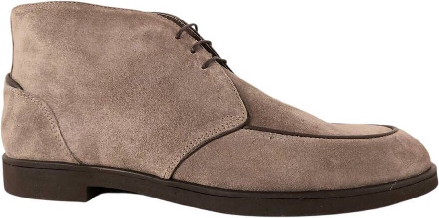 GREVE Veterschoenen Heren Tufo 1517 Maat: 42 5 Materiaal: Suède Kleur: Taupe
