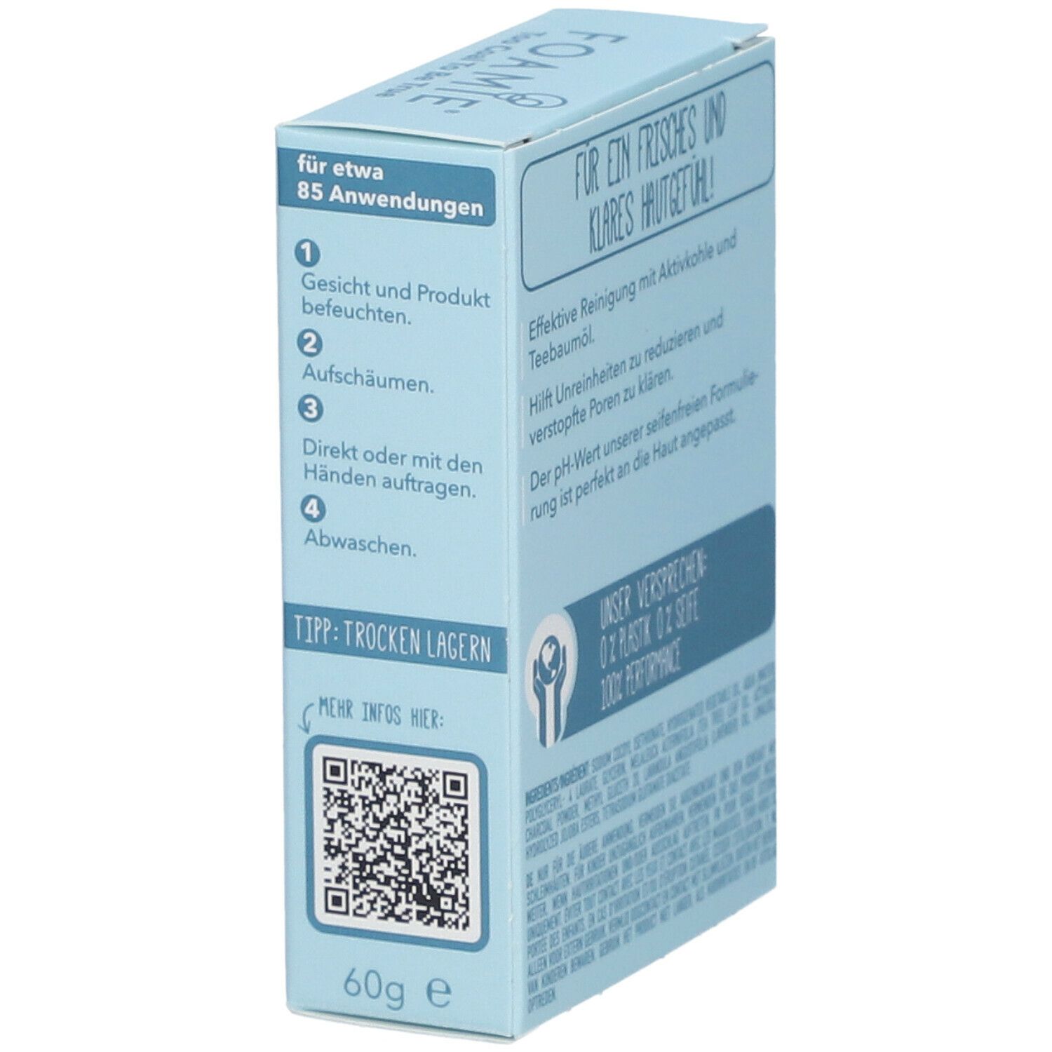 FOAMIE® Feste Gesichtsreinigung Aktivkohle