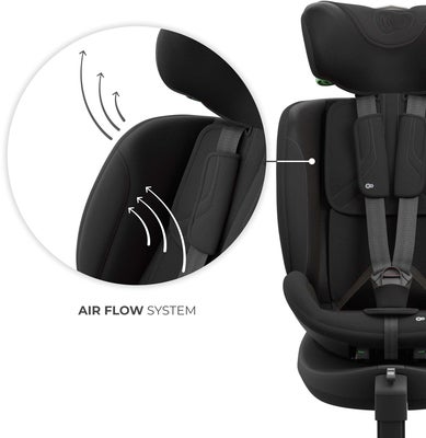 Kinderkraft I-FIX ENDURA SAFE Bilstol, Black
