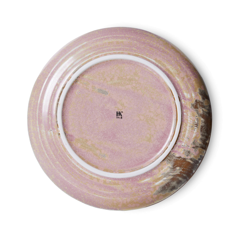 HKliving Chef Ceramic ontbijtbord Ø20 rustic blue