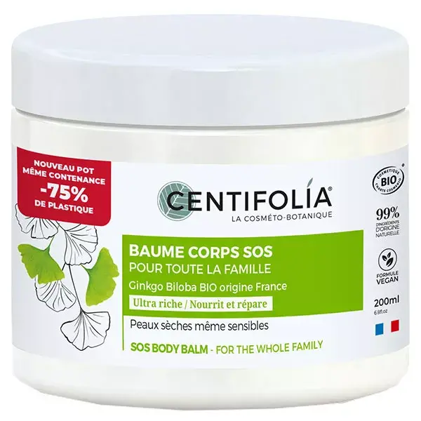 Bálsamo Corporal Orgânico Centifolia SOS Maciez e Hidratação 200ml