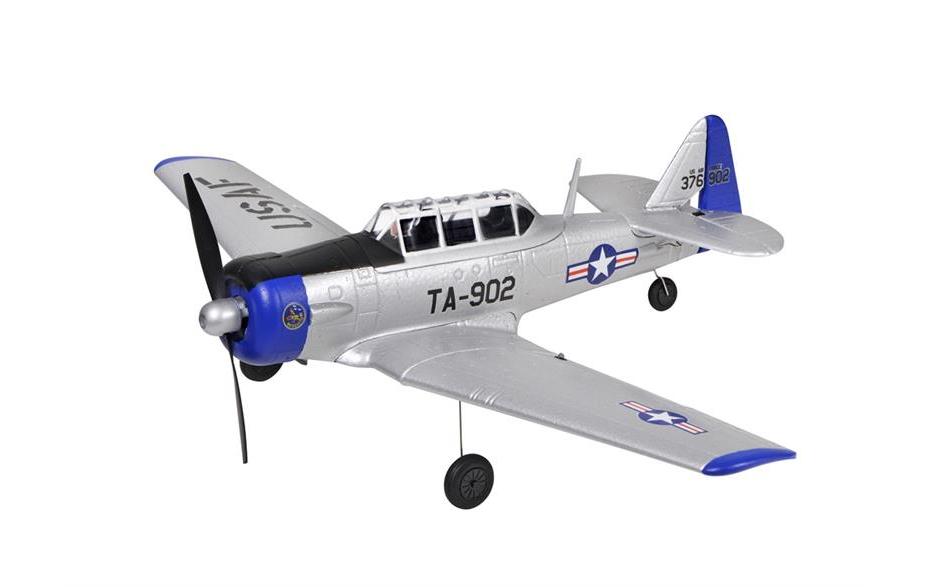 Warbird Mini AT-6 450 mm, Blau, RTF<br>Kleines 4-Kanal RC-Flugzeug mit Gyro