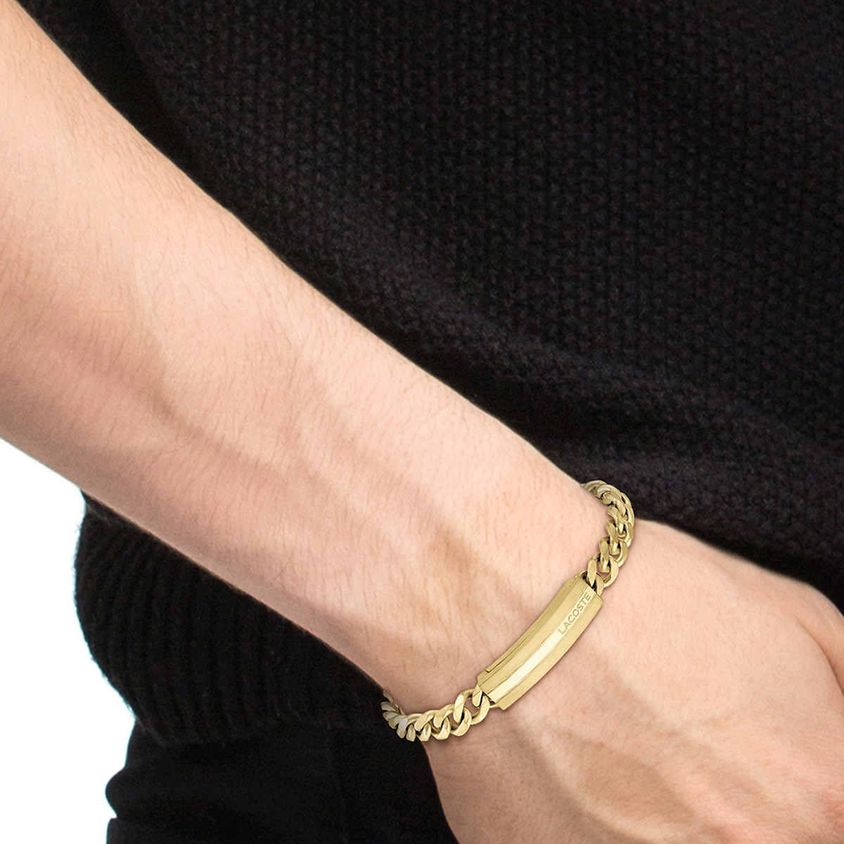 Bracelet LACOSTE acier doré 19 cm