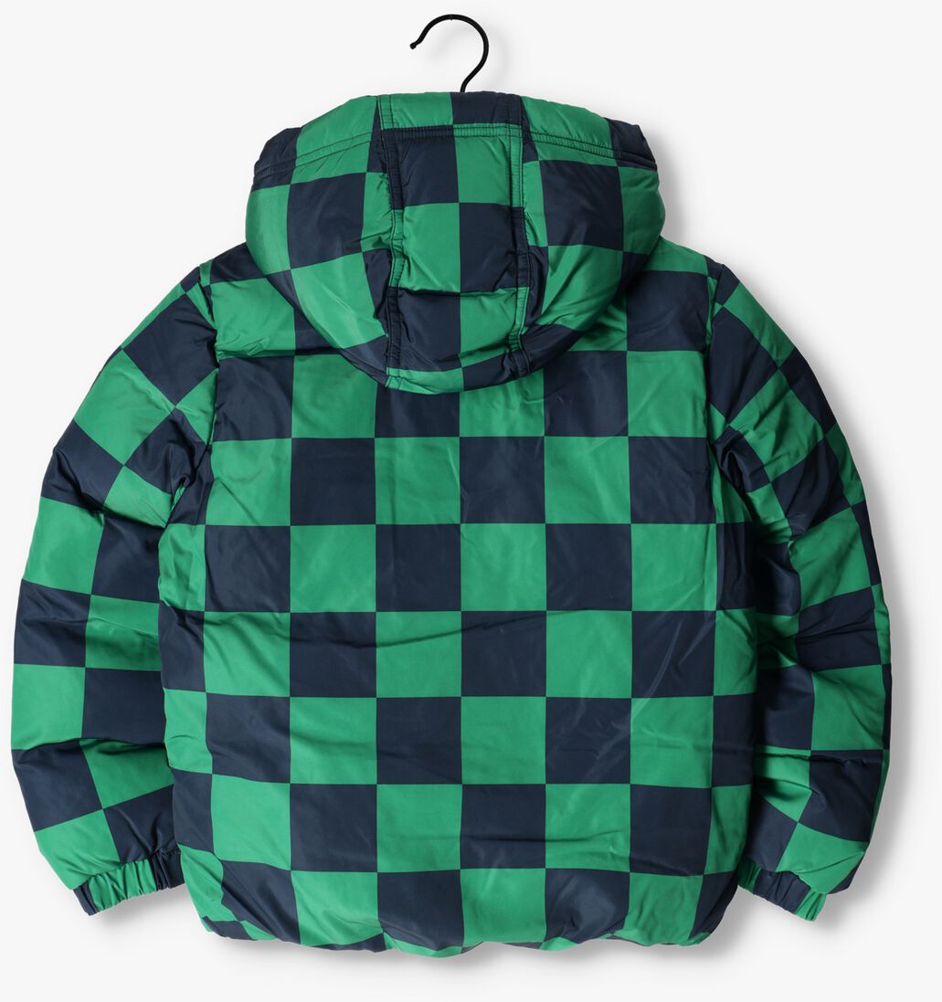 TOMMY HILFIGER groene tommy hilfiger gewatteerde jas checker board puffer